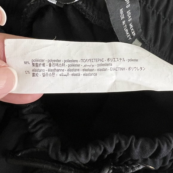 2/$30 Zara Join Life Jogger Trousers Pants Black Drawstring Elastic Cuff #5733 - Picture 14 of 16
